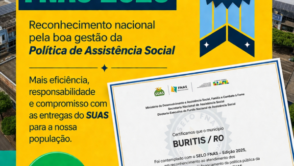 BURITIS RECEBE O SELO FNAS 2025